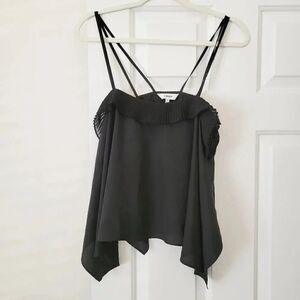 Likely black tank top